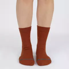 MEIA STANCE ICON QUARTER BURNT ORANGE na internet