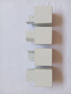 1 Pé Para Guarda Roupas Armários Roupeiros Branco Fox