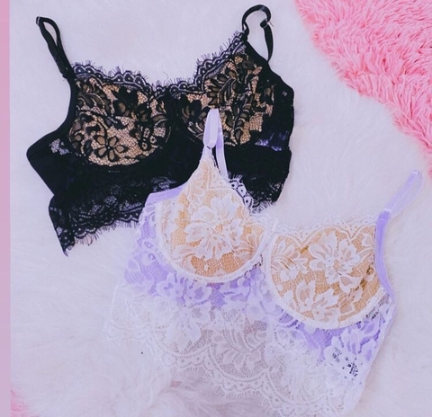 Cropped Renda Gringa