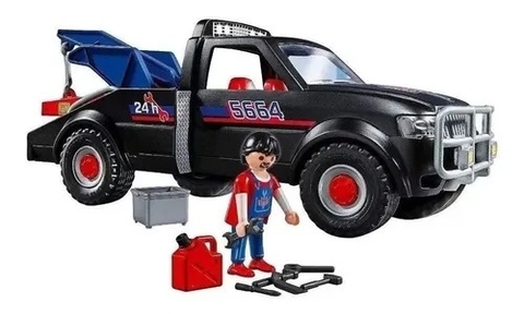 CAMIÓN DE REMOLQUE GRÚA PLAYMOBIL LÍNEA CITY ACTION en internet