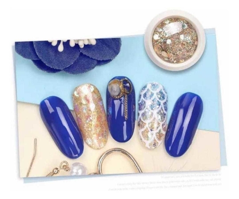 ojo de hada glitter x 6 tonos - tienda online