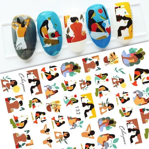 Stickers mujeres x 1u 132