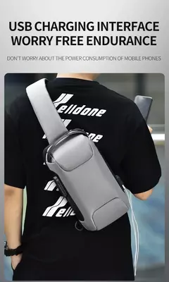 Bolsa de Ombro Masculina, mochila de carregamento. - JG-MULTIMARCAS20