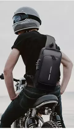 Bolsa de Ombro Masculina, mochila de carregamento.