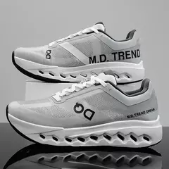 Moda masculina esportes tênis de corrida feminino experimento leve confortável