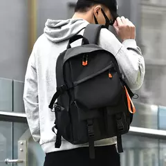 Mochila masculina de luxo de alta qualidade 15.6 mochila para laptop de alta cap - comprar online