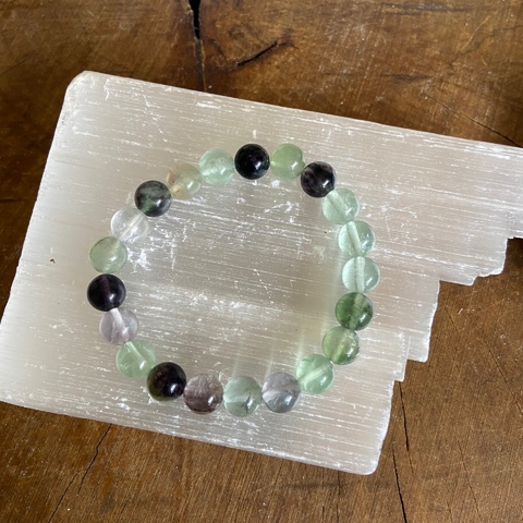 pulseira fluorita