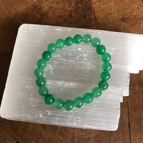 Pulseira de quartzo verde