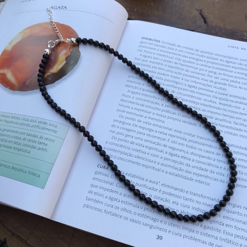 choker ágata negra