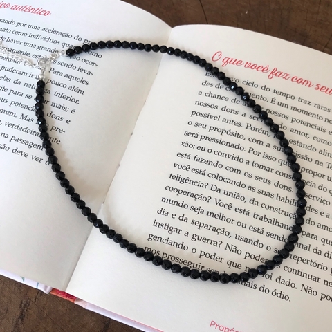 choker ágata negra