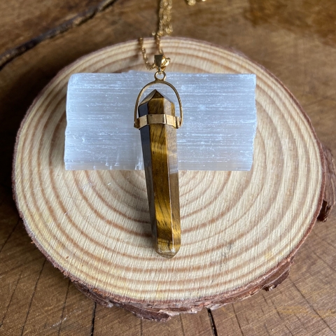 pingente de olho de tigre