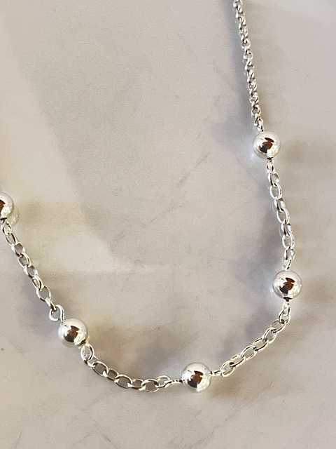 Collar 5 bolitas - comprar online