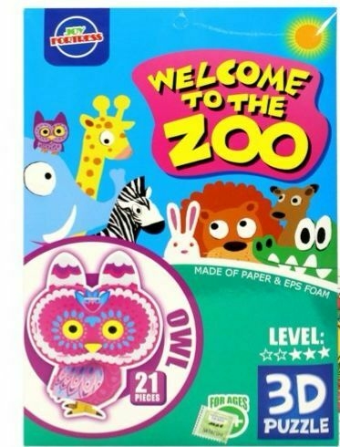Rompecabezas “bienvenidos al zoo”