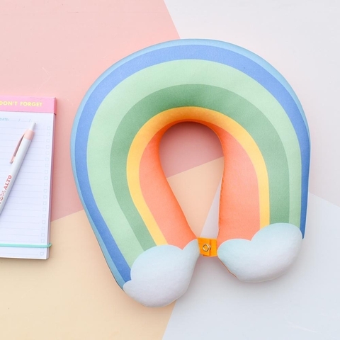 CUELLO DE VIAJE ARCOIRIS