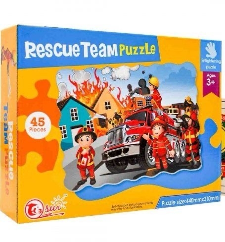 Rompecabezas bomberos 45 piezas