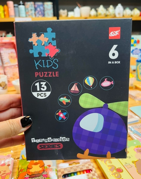 Puzzle transportes 13 piezas