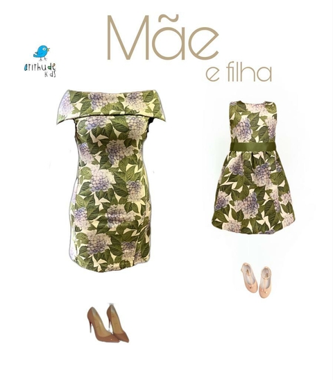 Conjunto MARIA |TAL MÃE TAL FILHA / HORTENSIAS