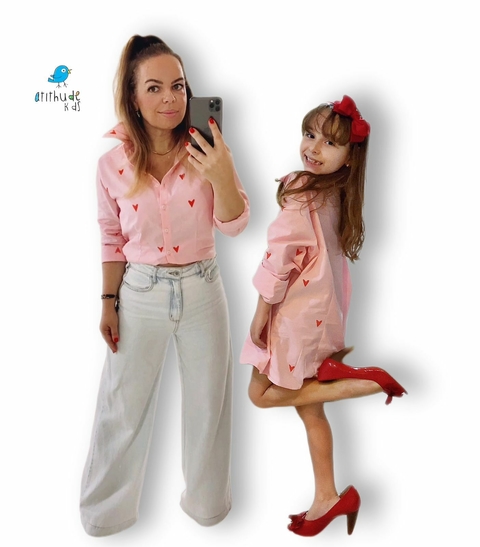 Conjunto Cora Mãe e filha/Rosa - comprar online