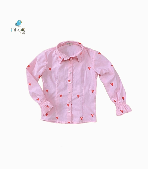 CAMISA ROSA CORAÇÃO