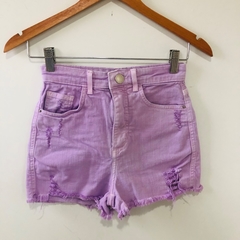 Shorts Jeans Cintura Alta Hot Pants Riachuelo 36