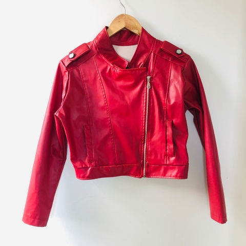 Jaqueta Biker Vermelha P