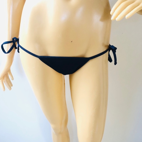 Biquíni Calcinha com Amarração Azul Marinho Riachuelo P Novo