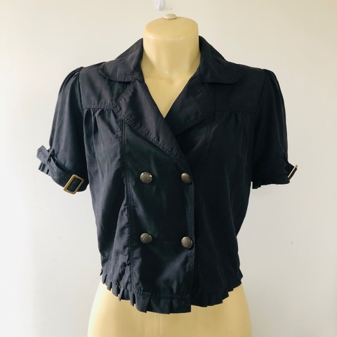 Casaqueto Bolero Preto Vintage P