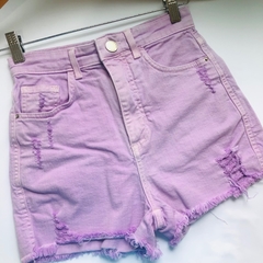 Imagem do Shorts Jeans Cintura Alta Hot Pants Riachuelo 36