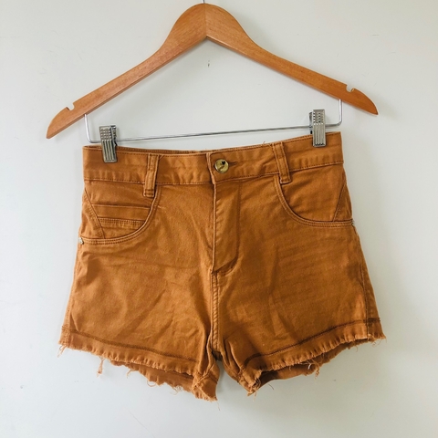 Shorts Jeans Hot Pants Caramelo 36