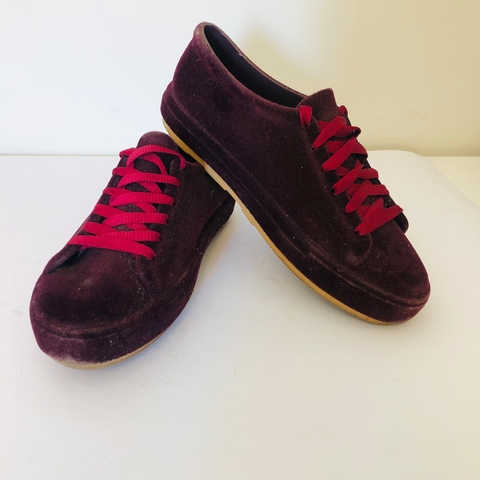 Tênis Melissa Be Flocked Veludinho Vinho 37