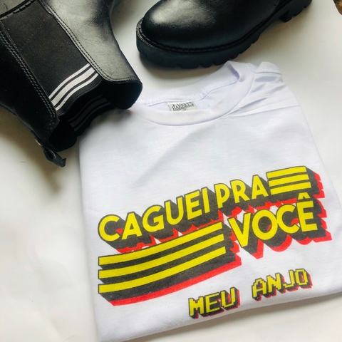 Camiseta em Poliéster Manga Curta T-shirt C4gue1 pra Você P