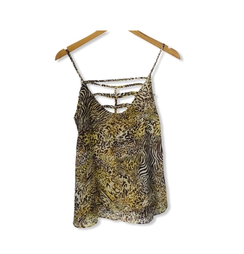 Regata Alcinha Animal Print M Nova