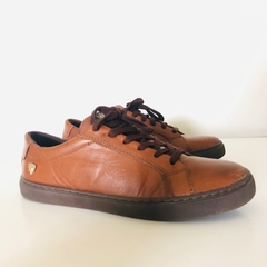 Tênis Couro Cavalera Feminino Cano Baixo - Marrom 37 na internet