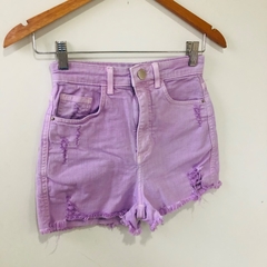 Shorts Jeans Cintura Alta Hot Pants Riachuelo 36 - loja online