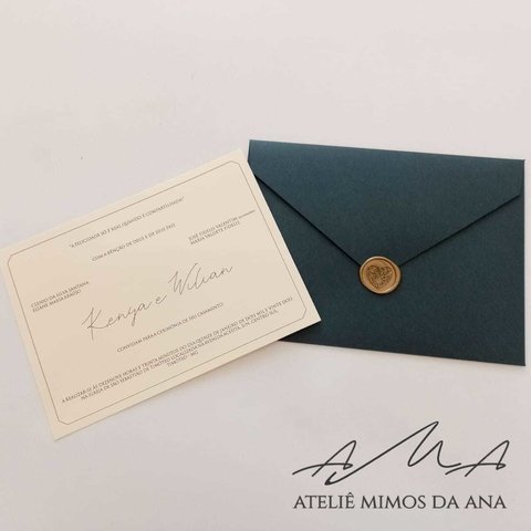 Convite Kenya & Wilian - Mínimo 50 und