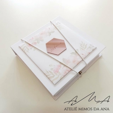 Caixa Leidiaine & Weberts - 20 x 20 x 5 - Branco