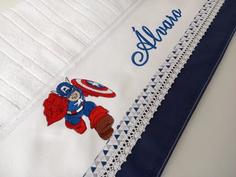 Toalha de Banho Capitão América