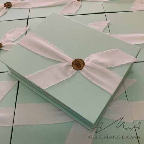 Caixa Ana & Filipe - 20X25X5 - Verde Tahiti