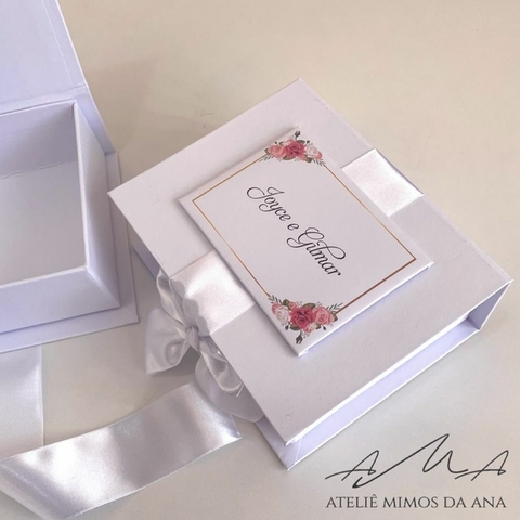 Caixa Joyce & Gilmar - 15 x 20 x 5 - Branco