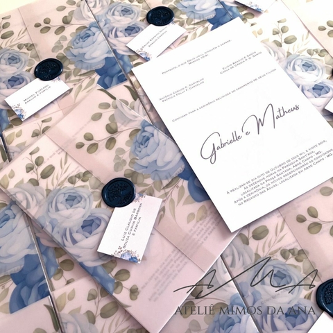 Convite Gabrielle & Matheus - Mínimo 50 und