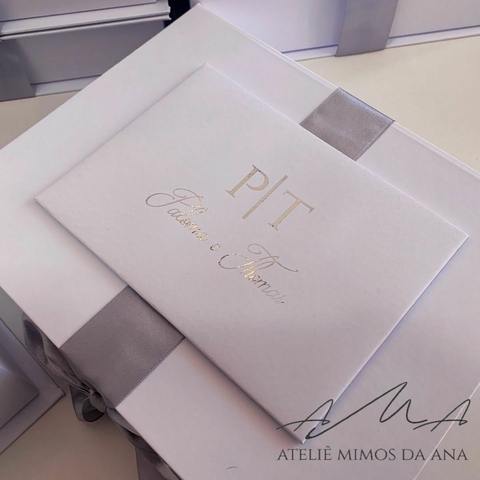 Caixa Juliana & Thomas - 20 x 25 x 5 - Branca