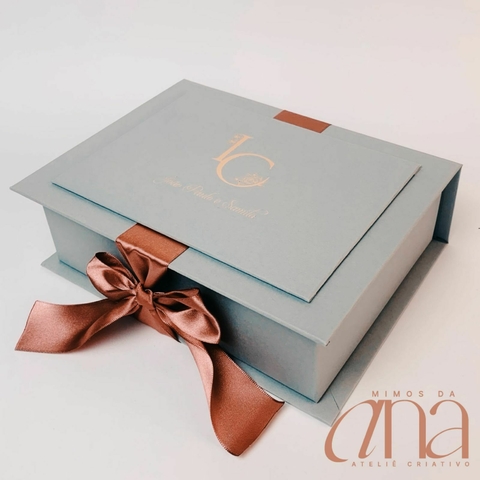 Caixa Igor e Carol - 15x20x6 - Cinza Milano