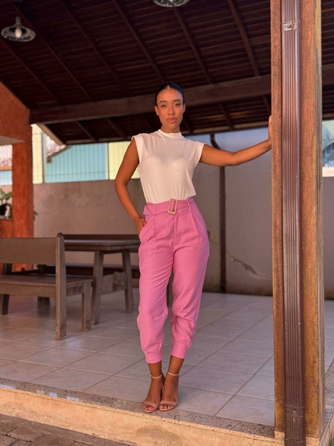 CALÇA NEW SABRINA- ROSA CLARO - comprar online