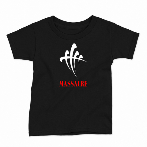 Remera Infantil Manga Corta MASSACRE 01