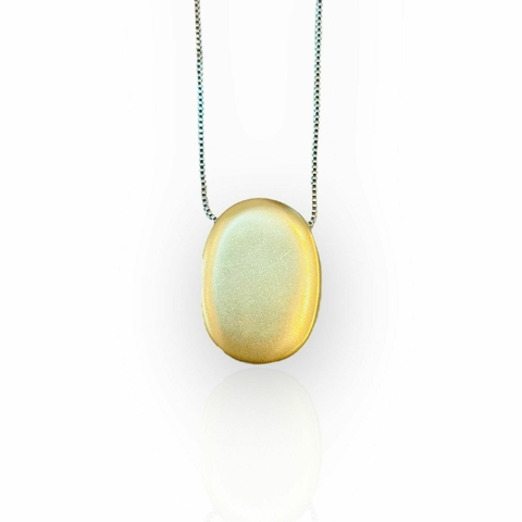 COLAR MISTO OVAL ACETINADO