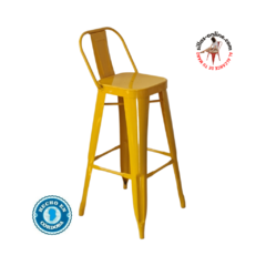 Banner de la categoría Banquetas Tolix asiento con Chapa de color Amarillo