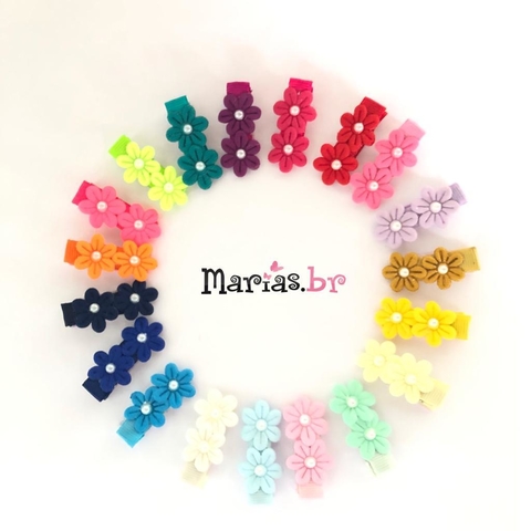 Hair Clips Baby Flowers