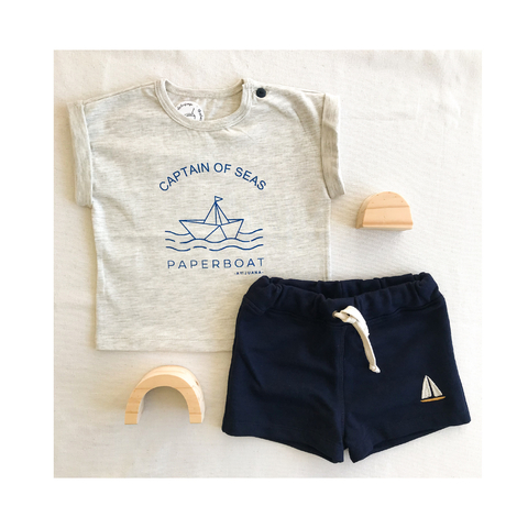 Remera Capitan Melange