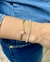 Pulseira Elo Português com Zircônias Folheado a Ouro 18k - loja online