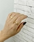 Anel Borboleta Folheado a ouro 18k